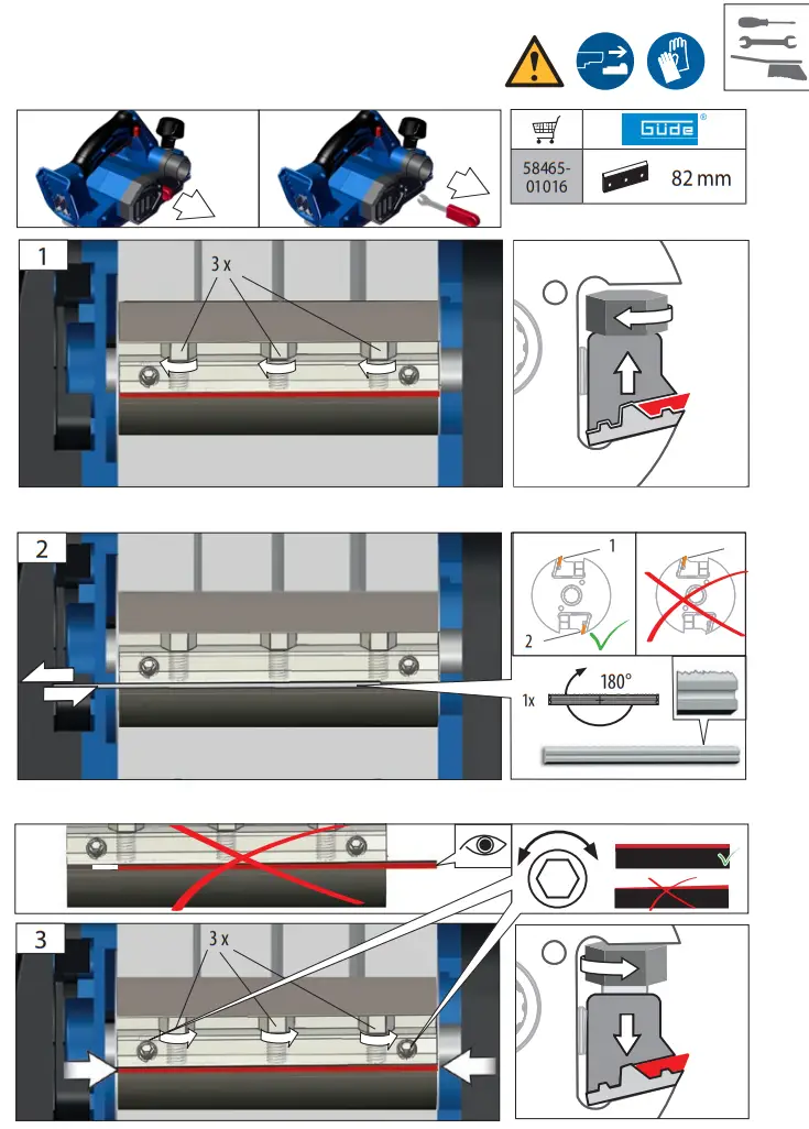 Gude HO 18 0 Cordless Planer-fig8