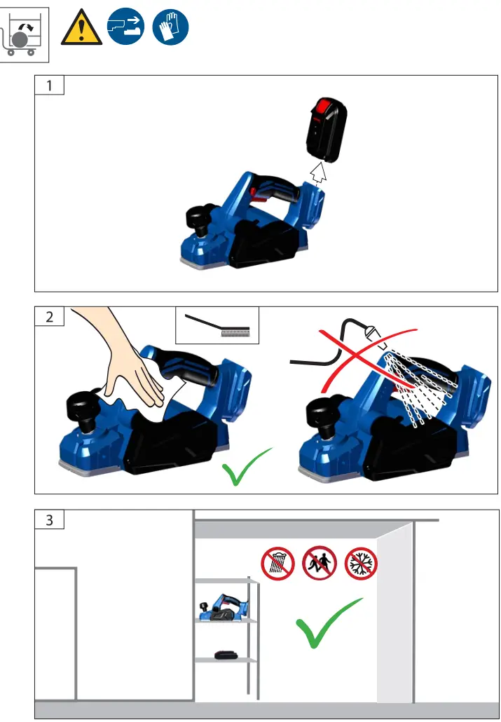 Gude HO 18 0 Cordless Planer-fig9