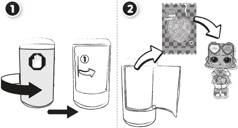 LOL SURPRISE 584155 Loves Mini Sweets Surprise O Matic - overview 1