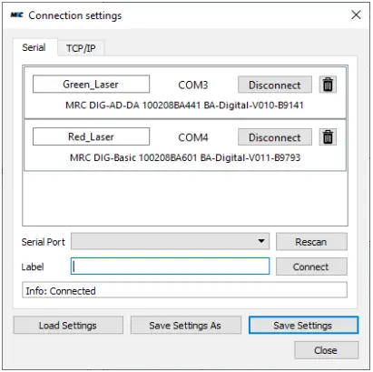 MRC Laser Beam Stabilization A10