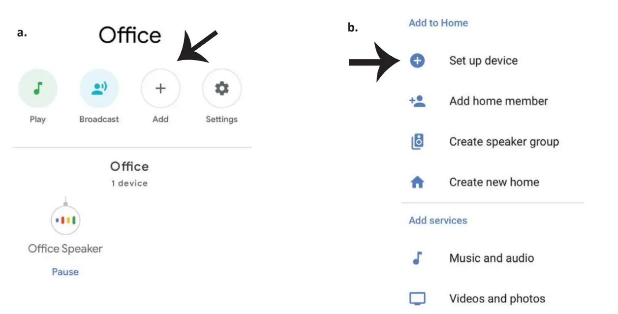 Google Home Settings