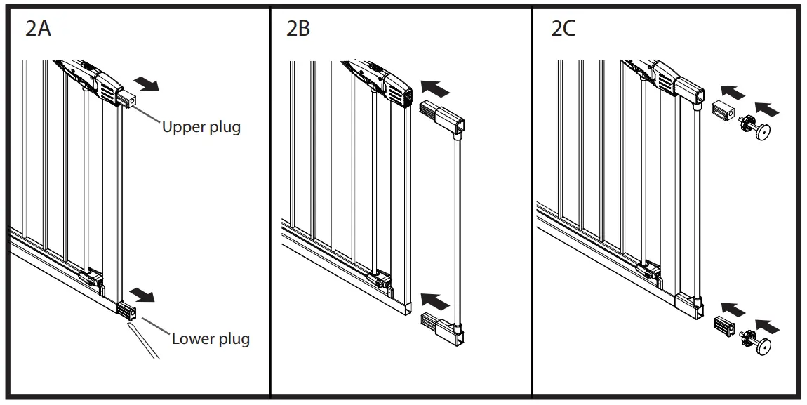 north states 5446 Wide Deco EasyPass Pet Gate - Fig 3