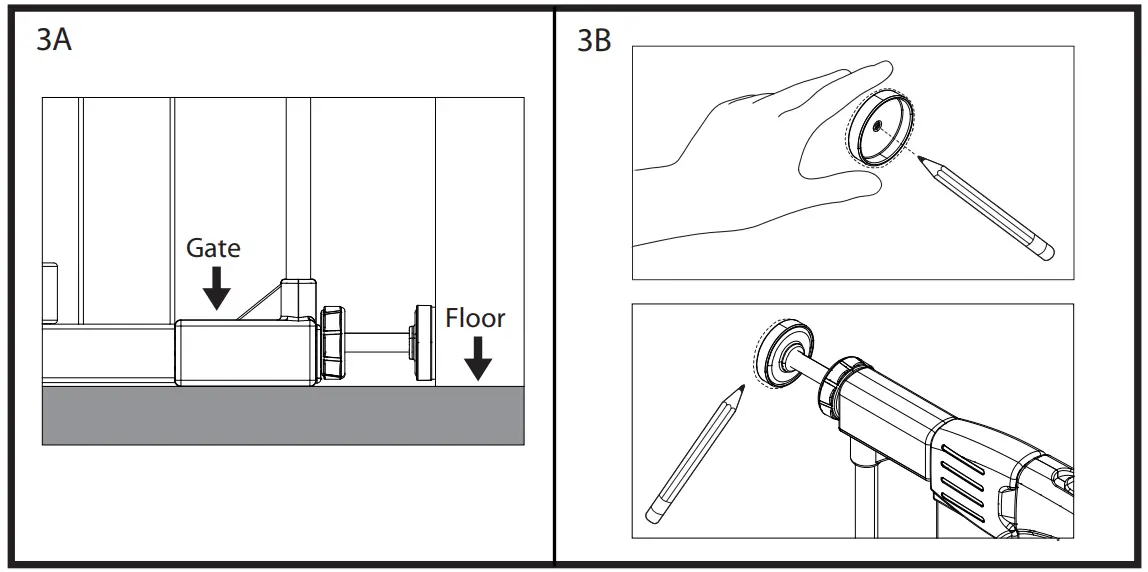 north states 5446 Wide Deco EasyPass Pet Gate - Fig 4