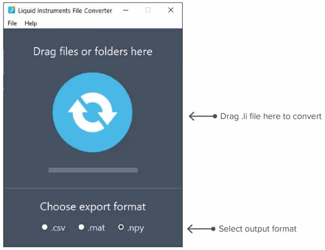 Moku Go Portable Hardware Platform - File Converter
