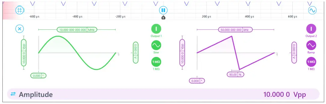 Moku Go Portable Hardware Platform - Waveform Generator