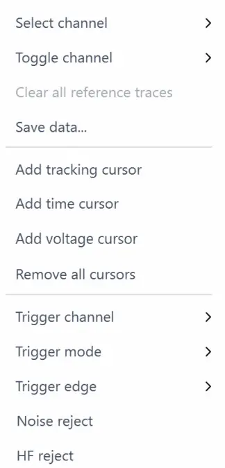 Moku Go Portable Hardware Platform - triggers in detail