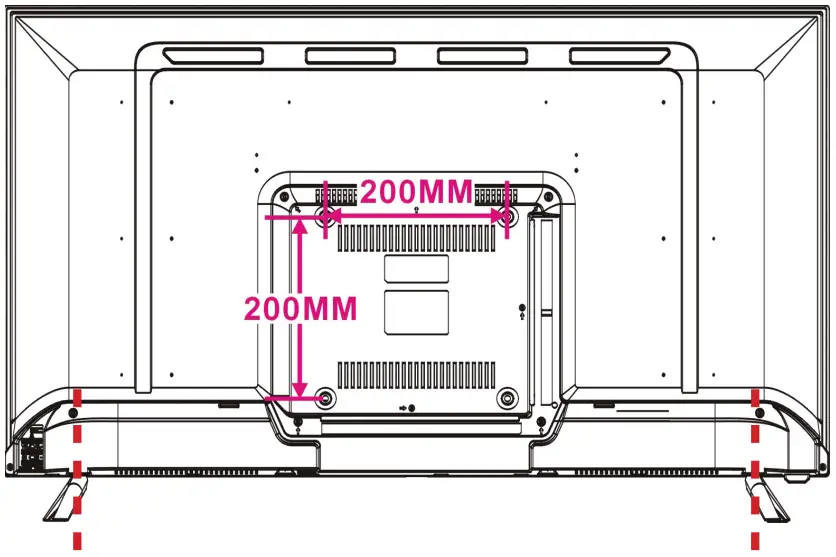 BLAUPUNKT BP4000F 40 Inch Full HD TV - panel