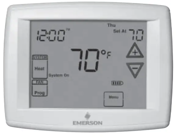 White Rodgers Big Blue Universal Thermostat-
