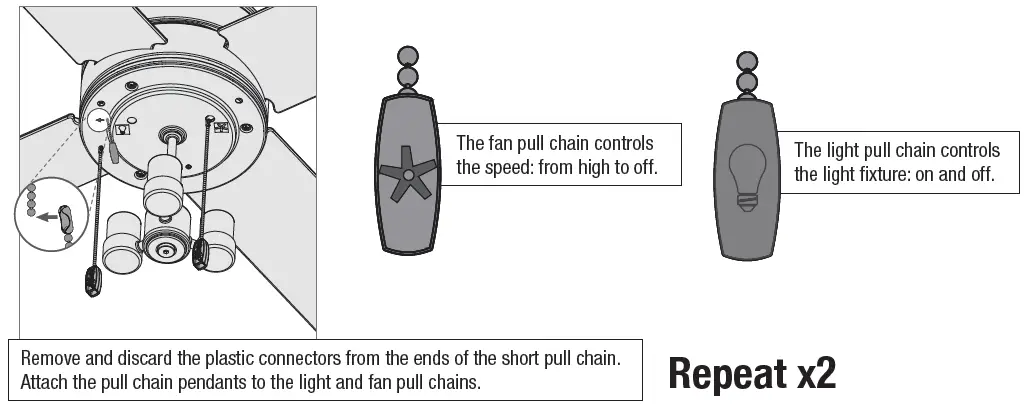 Installing the Pull Chains
