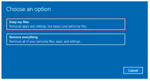 msi Personal Computer MS-B0A2-Keep my files