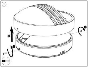 PHILIPS Yarrow Outdoor Wall Light LED Black - 5