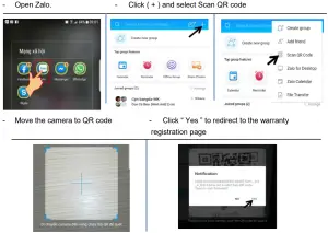 KACHI JXB-315 Infrared Thermometer- INSTRUCTION OF SCANNING QR CODE