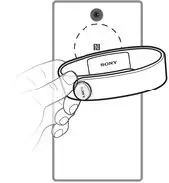 FIG 2 To set up your SmartBand using NFC