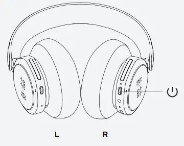 BANG OLUFSEN CISCO 980 Premium Business Headset User Guide - Power Button