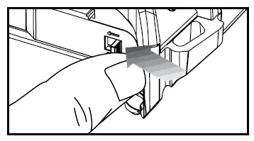 Close battery compartment