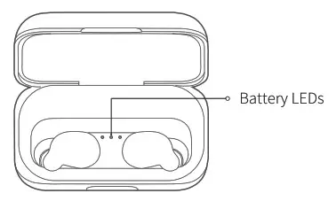 HAYLOU T15 TWS BT Earphone- Charging case