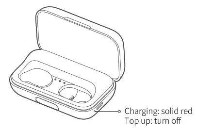 HAYLOU T15 TWS BT Earphone- Charging