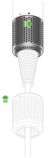 dyson supersonic 890684 Hair Dryer - cage back