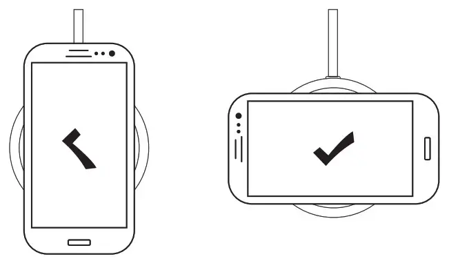 Leader Premiums AB0254 Wireless Charger- Diagram of Installation