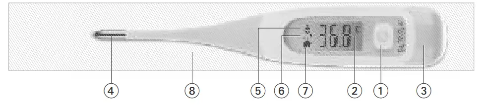 microlife MT 850 Medical Digital Thermometer 1