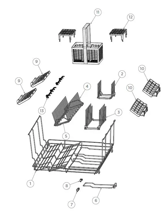 FISHER PAYKEL 82166-A Integrated Single Dishdrawer and Dishwasher fig7