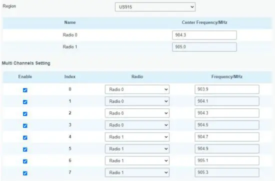 Milesight UG65 Semi Industrial LoRaWAN Gateway - Device” page and click “
