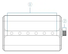 Milesight UG65 Semi Industrial LoRaWAN Gateway - Front Pane