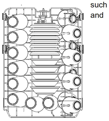 Avanti DW1831D0WE Dishwasher - Rack
