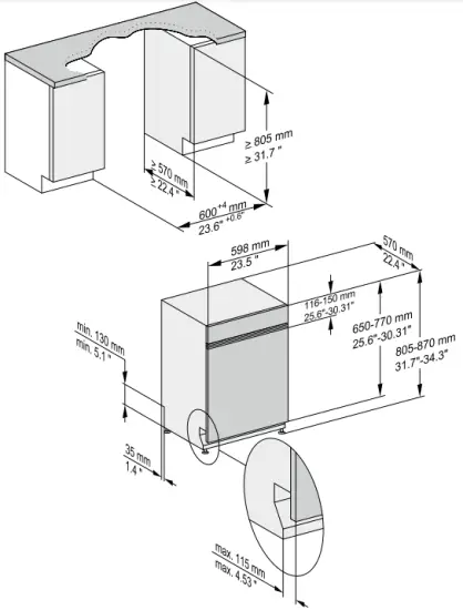 Installation Dimensions