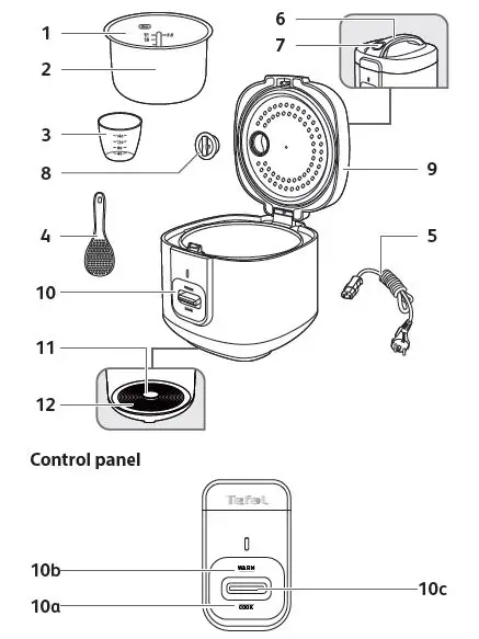 Tefal RK362 Mechanical Rice Cooker 1