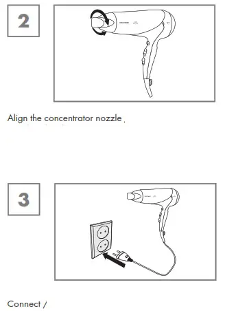 GRUNDIG HD 6480 Ionic Hair Dryer - Sfwitch