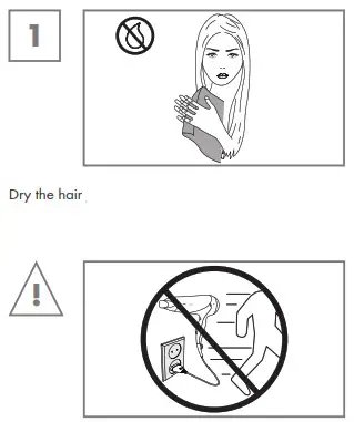 GRUNDIG HD 6480 Ionic Hair Dryer - dfig