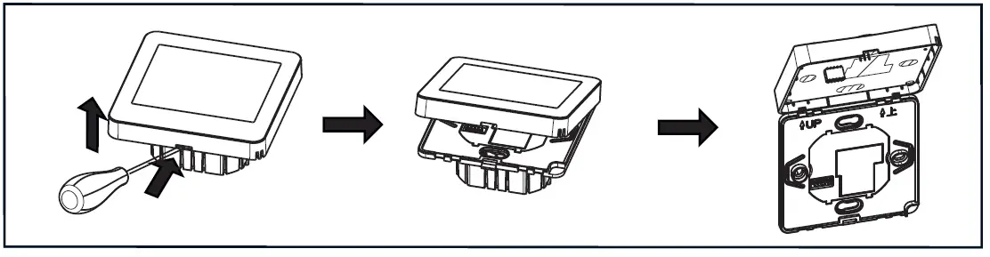 BEOK TR9B Ultra-Large Colorful Screen Capacitive Touch LCD Smart Thermostat  FIG 22