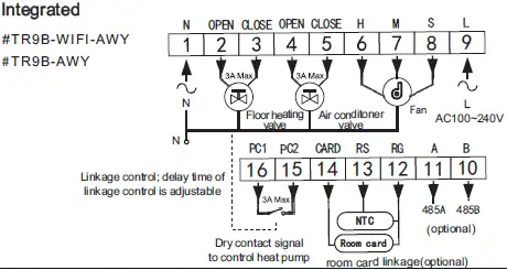 BEOK TR9B Ultra-Large Colorful Screen Capacitive Touch LCD Smart Thermostat  FIG 27