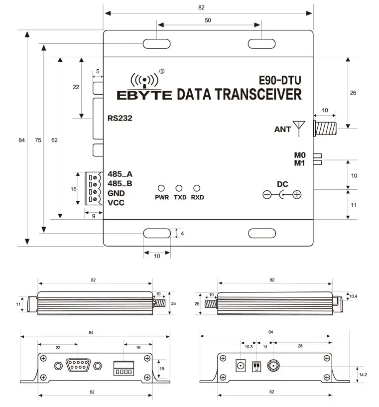 EBYTE E90-DTU 2.4GHz LoRa Modem - app 2
