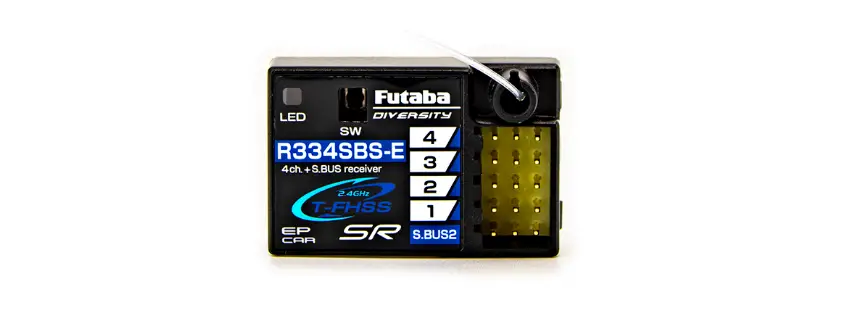 Futaba R334sbs-e 4-channel Receiver For Ep Car Models Instruction Manual Futaba R334sbs-e 4-channel Receiver For Ep Car Models Instruction Manual