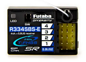 Futaba -R334SBS-E 4-Channel- Receiver- for- EP -Car- Models-FIG 2
