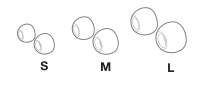 JBL LIVE 220BT Ear tips