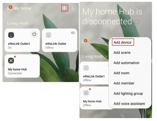 SPARKLEIOT Zigbee Smart Plug Outlet Mini Remote Voice Control - Samsung
