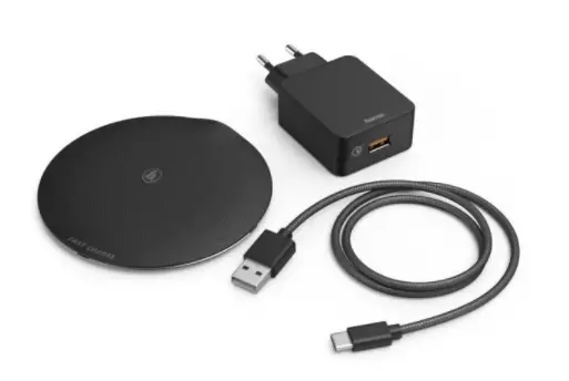 Hama 00201687 Fc15 Metal Wireless Charger Set Instruction Manual