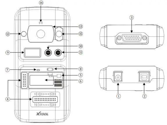 XTOOL KC501 Key Programmer Instruction Fig1
