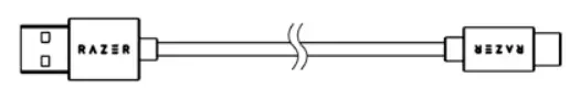 RAZER RZ04 0348 Gaming Headset - charging cabole