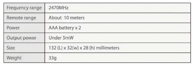 Hawk R260TF Expert 2.4GHz Wireless Presenter FIG 7
