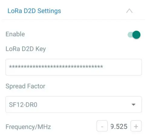 Milesight WS202 LoRaWAN PIR Motion and Light Level Sensor - LoRa D2D Settings