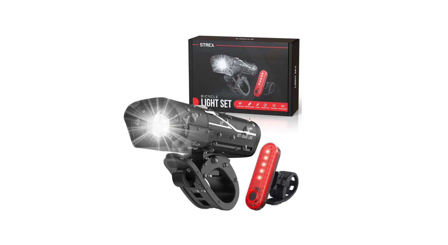 Strex Sp219 Bike Light Set Instruction Manual Strex Sp219 Bike Light Set Instruction Manual