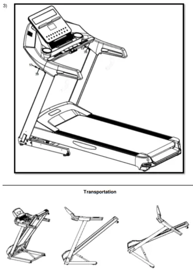 FOCUS FITNESS FFLB032 Jet 9 iPlus Treadmill - Assembly 1