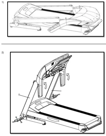FOCUS FITNESS FFLB032 Jet 9 iPlus Treadmill - Assembly