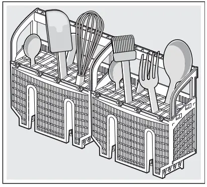 BOSCH SHEM78Z55N 24-Inch Stainless Steel Dishwasher - Cutlery basket