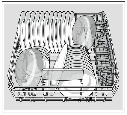 BOSCH SHEM78Z55N 24-Inch Stainless Steel Dishwasher - Lower Rack 1