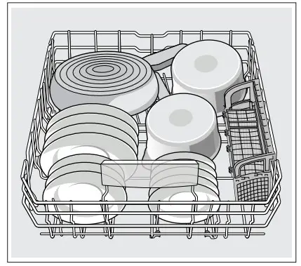 BOSCH SHEM78Z55N 24-Inch Stainless Steel Dishwasher - Lower Rack 2